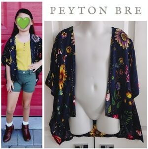 Peyton Bre Floral Kimono/Cover-Up (Boutique Brand)
